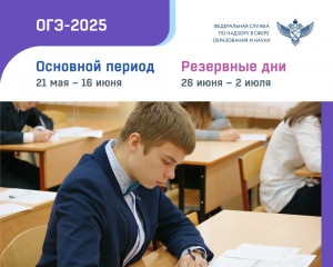новости Рособрнадзора: ОГЭ в основной период проведения экзаменов 2025 года сдадут более 1,66 миллиона девятиклассников - фото - 1