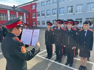 в Смоленском фельдмаршала Кутузова кадетском корпусе 73 кадета приняли торжественное обещание - фото - 6